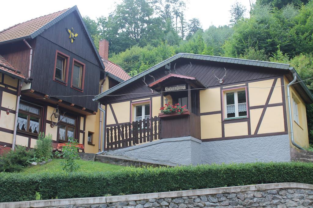 Haus Hubertus Lägenhet Stolberg i. Harz Exteriör bild