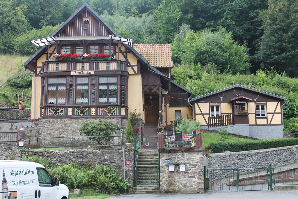 Haus Hubertus Lägenhet Stolberg i. Harz Exteriör bild